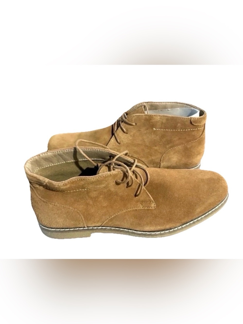 Sonoma Tan Suede Chukka Boots Men’s Size 12 NWOT Lace Up Desert Boot